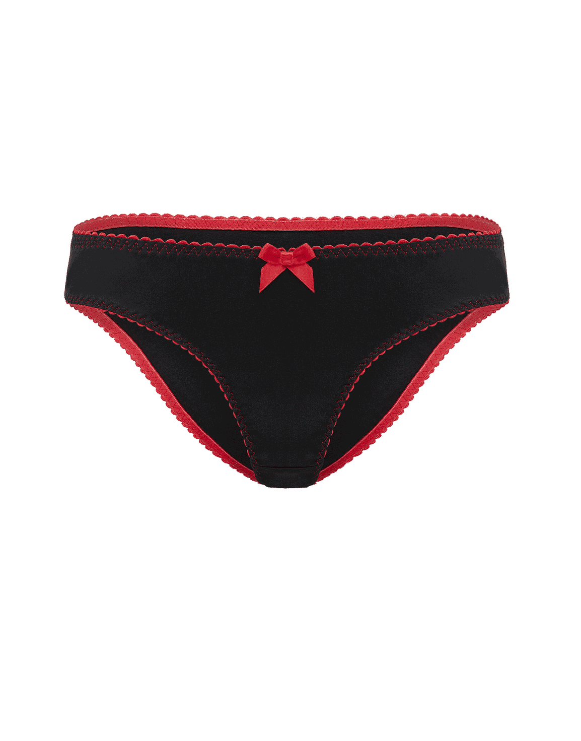 Love Bite Full Brief Black/Red | Agent Provocateur
