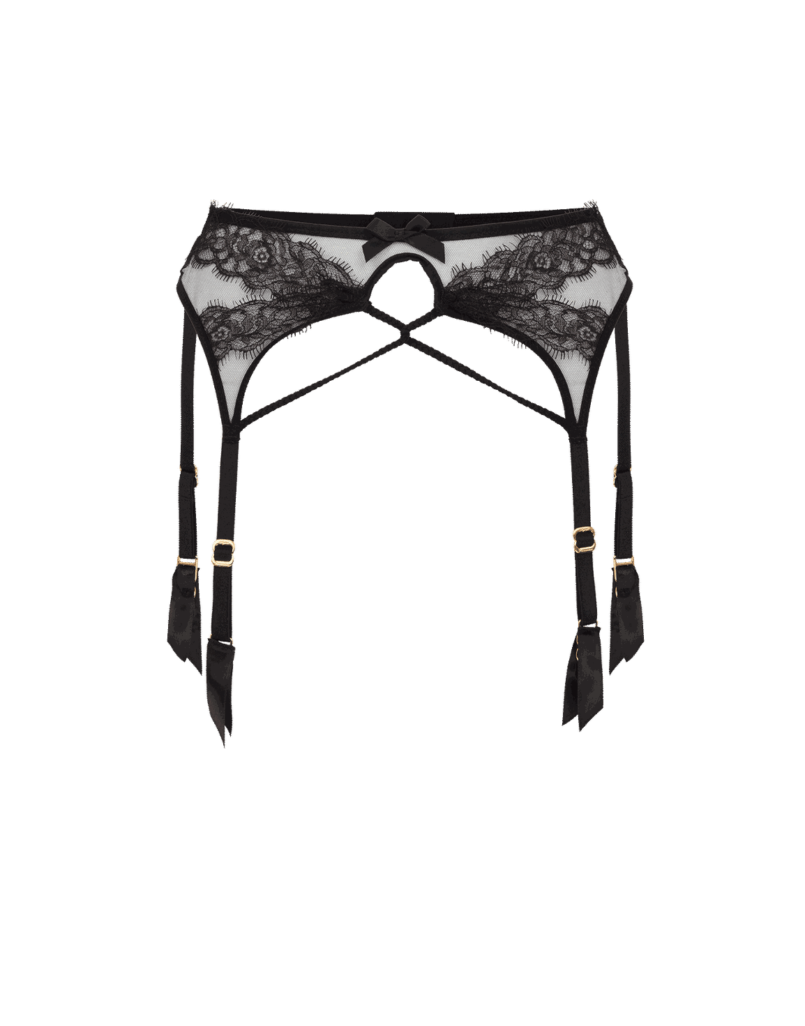 Nyxie Suspender Black | Agent Provocateur