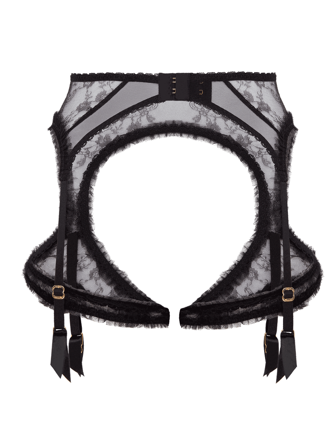 Perle Suspender Black | Agent Provocateur