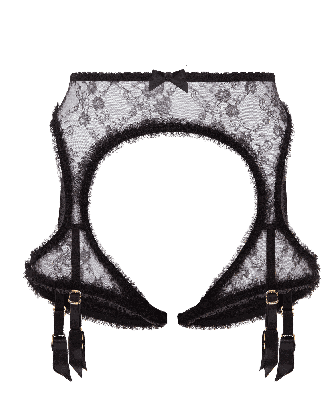 Perle Suspender Black | Agent Provocateur
