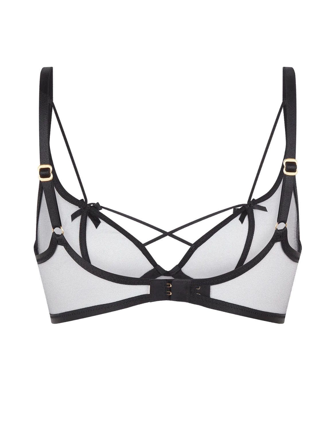 Zella High Neck Underwired Bra  Black | Agent Provocateur