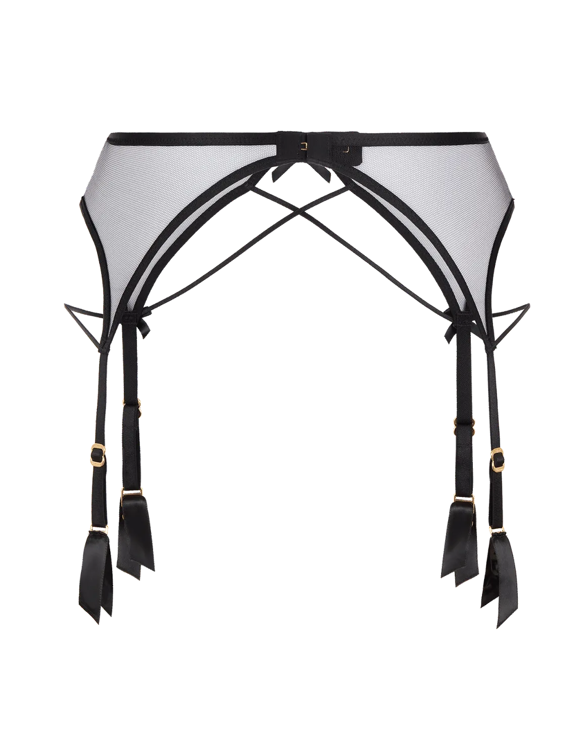 Zella Suspender Black | Agent Provocateur