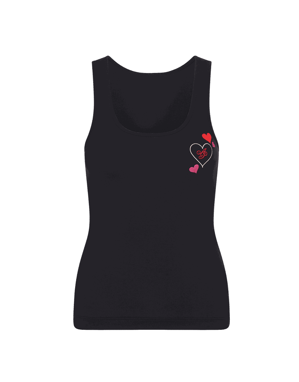 Lovie Pyjama Vest Black | Agent Provocateur