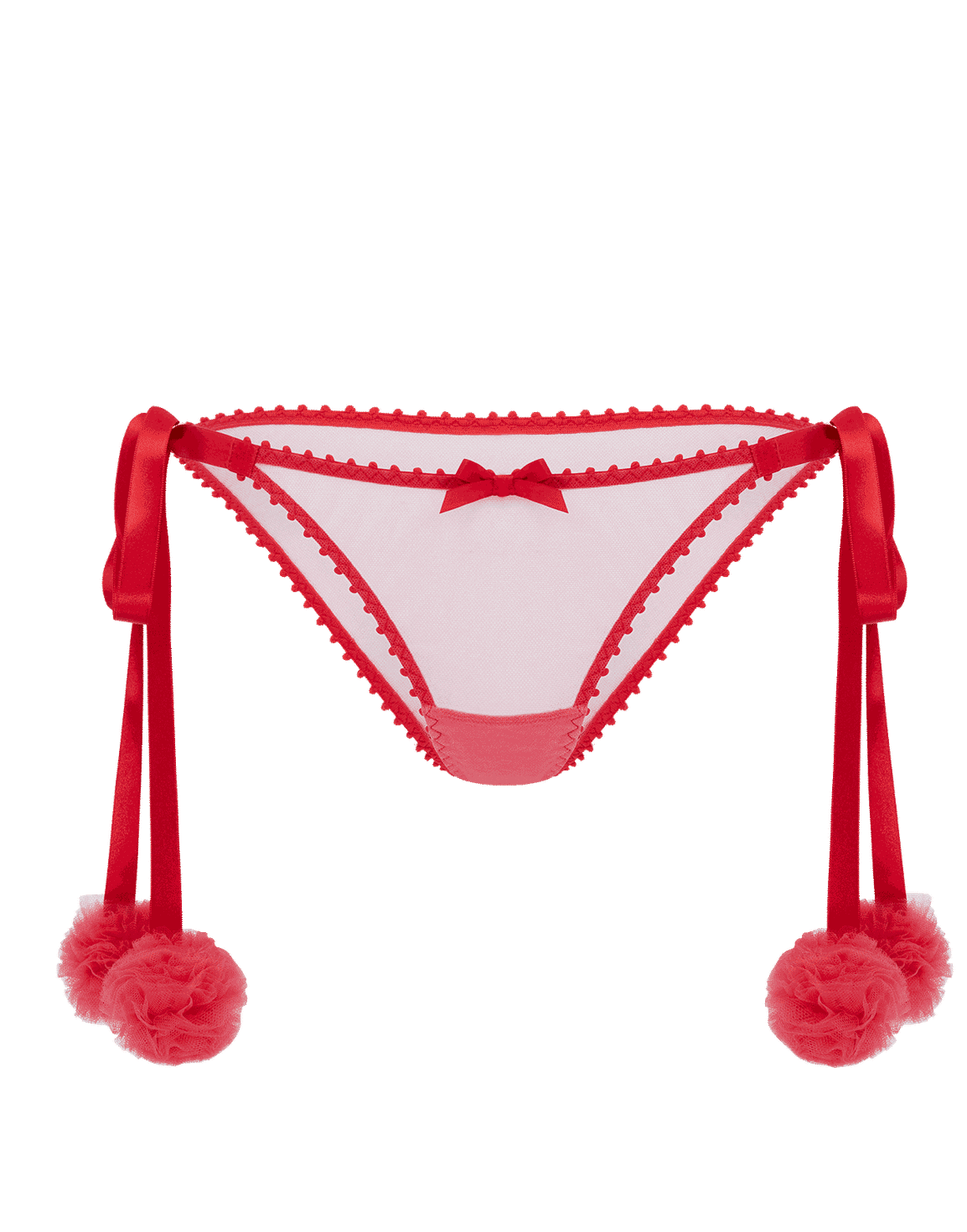 Love Heart Tie Side Brief Fuchsia/Red | Agent Provocateur