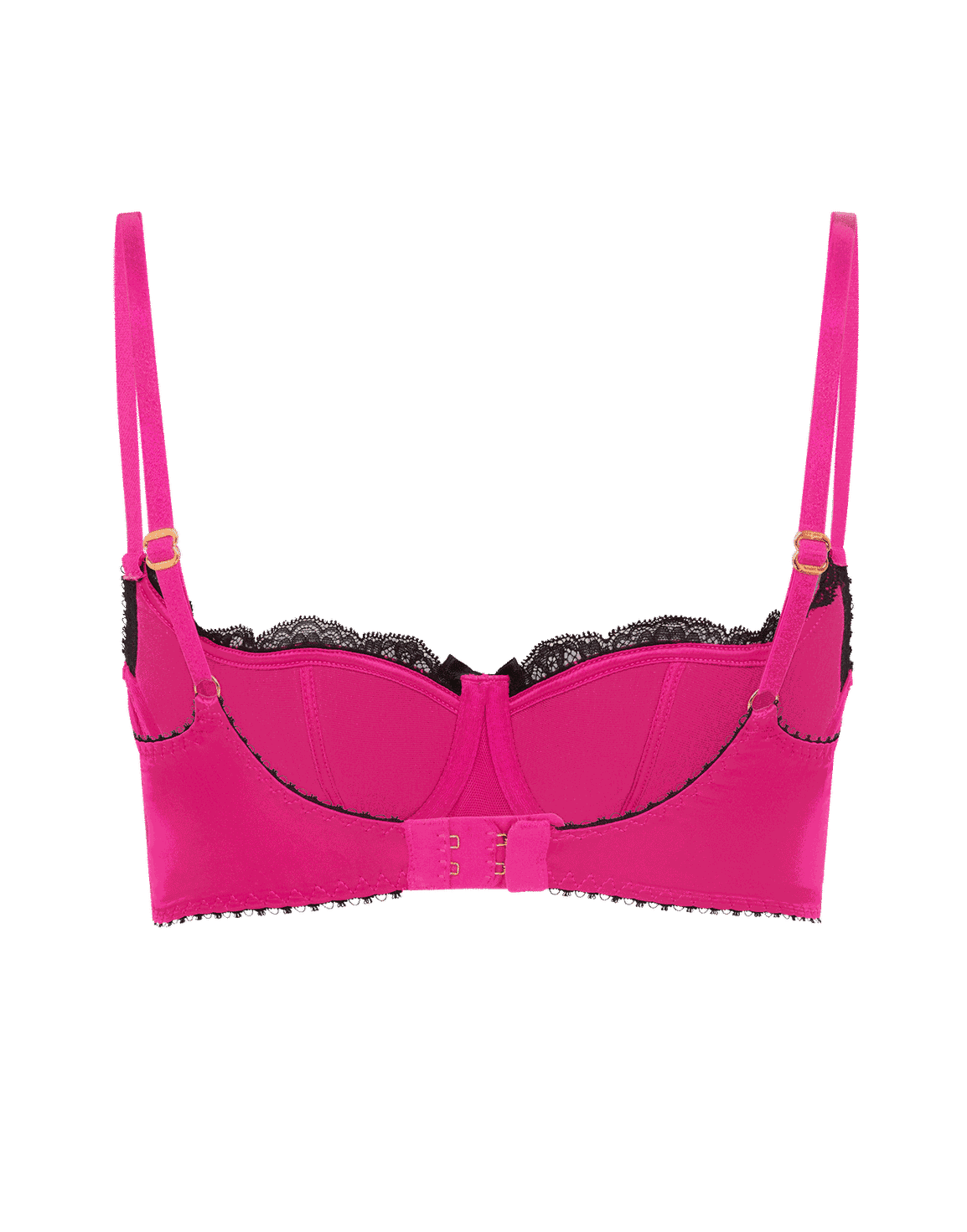 Sloane Balconette Underwired Bra Fuchsia/Black | Agent Provocateur