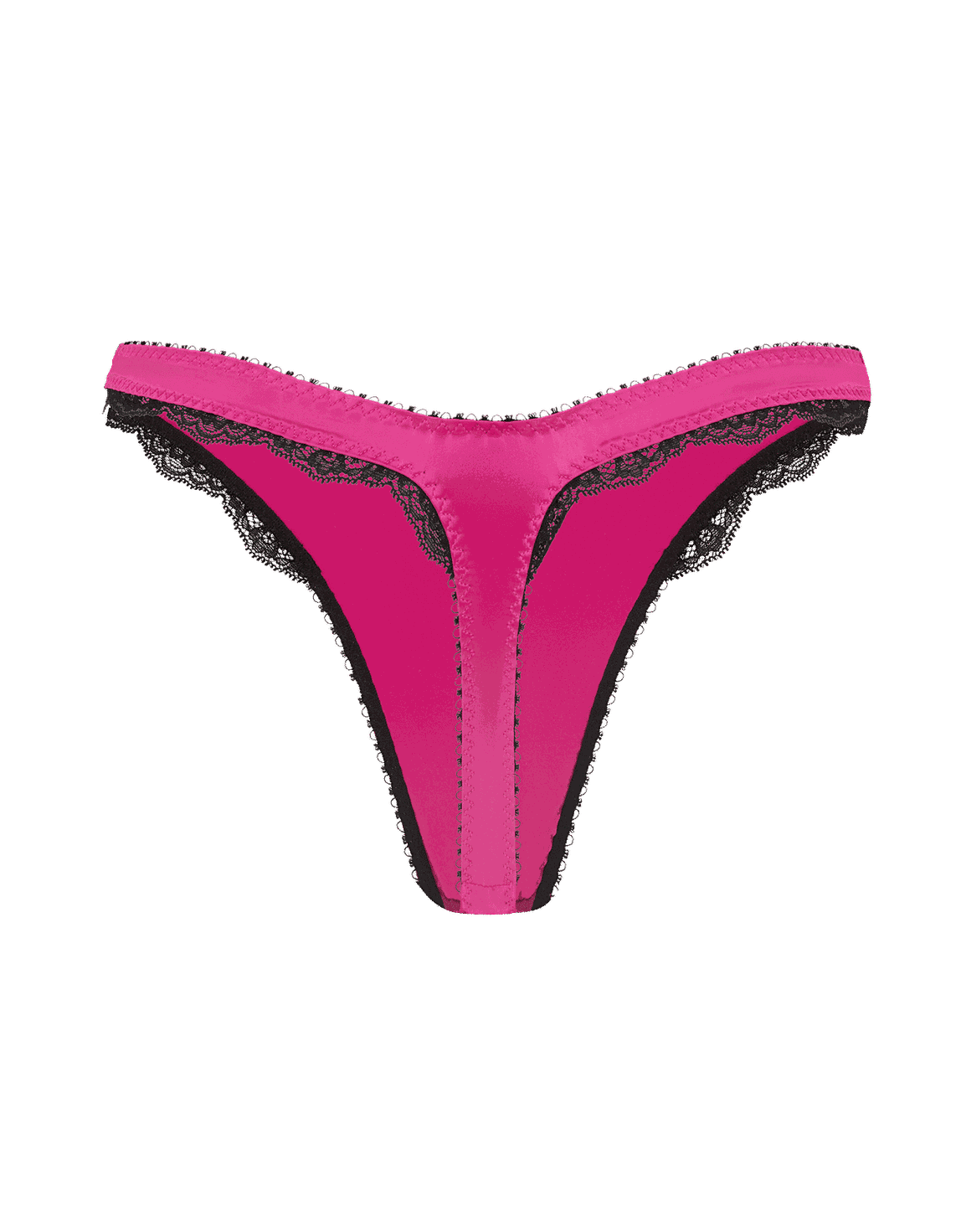 Sloane Thong Fuchsia/Black | Agent Provocateur