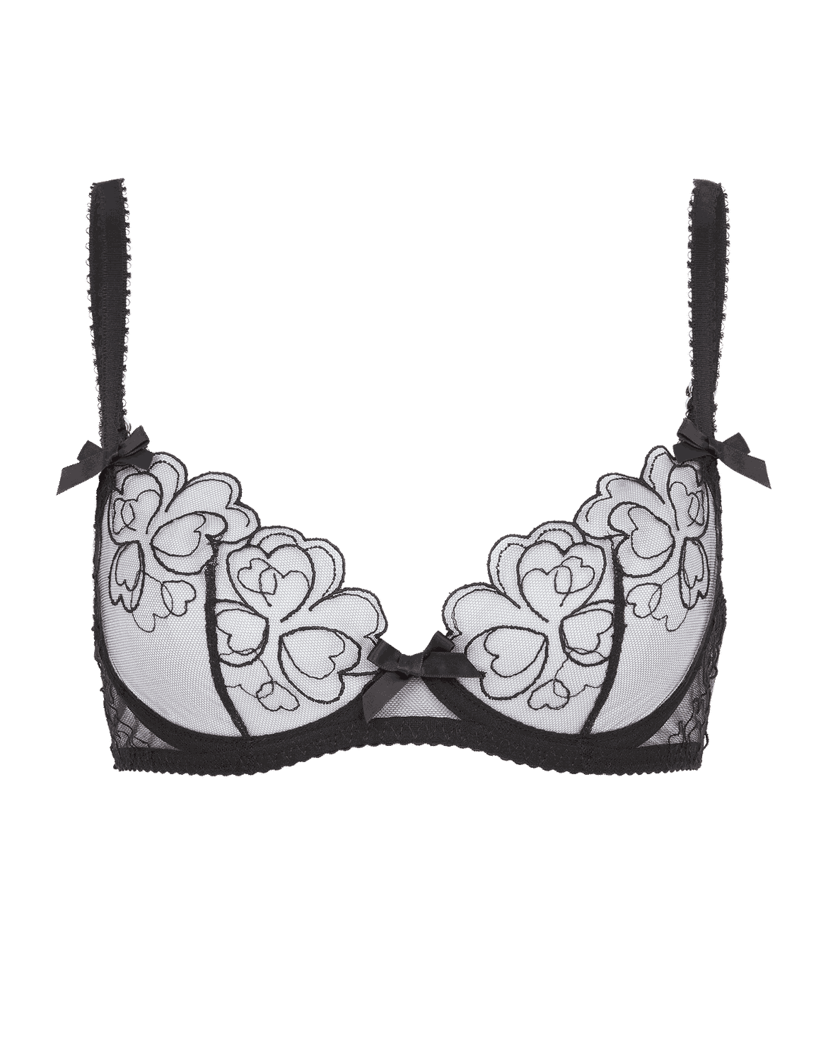 Maysie Plunge Underwired Bra Black | Agent Provocateur