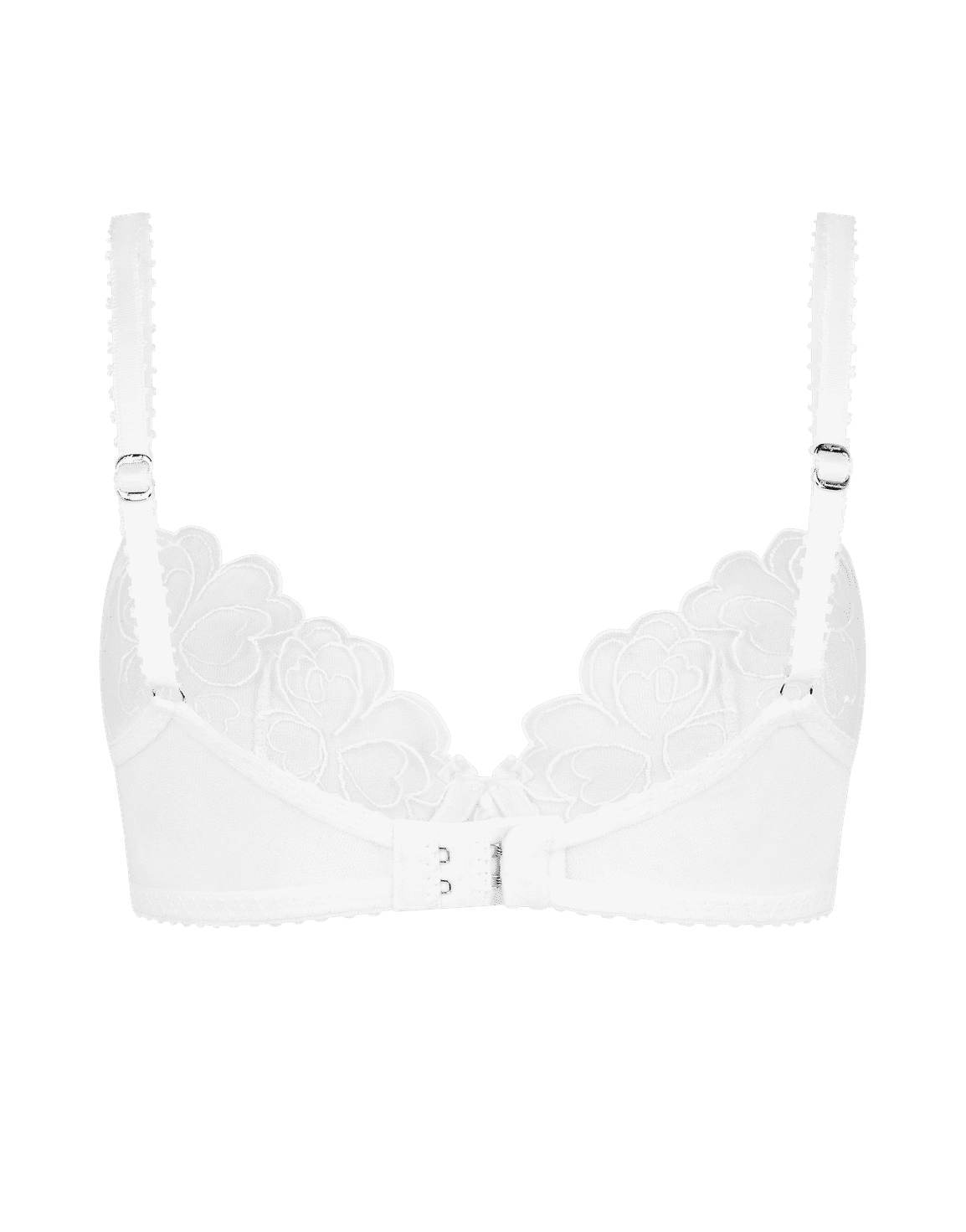 Maysie Plunge Underwired Bra White | Agent Provocateur