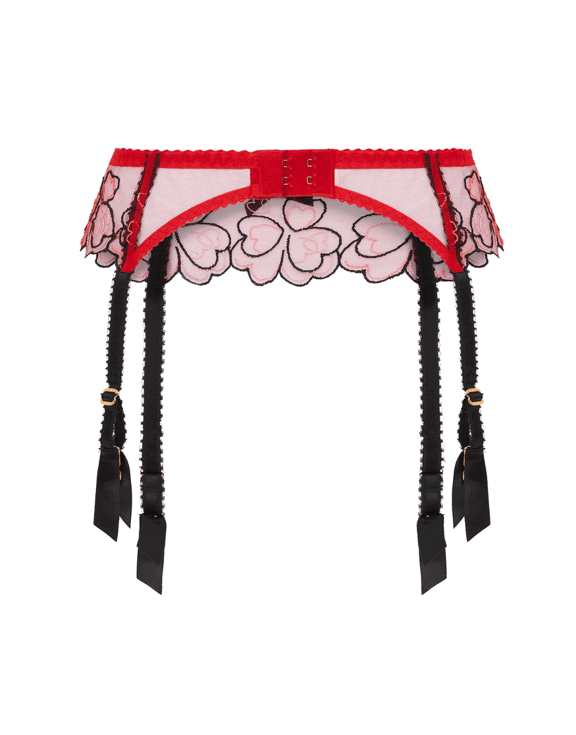 Maysie Suspender White, Lilac/Lime | Agent Provocateur