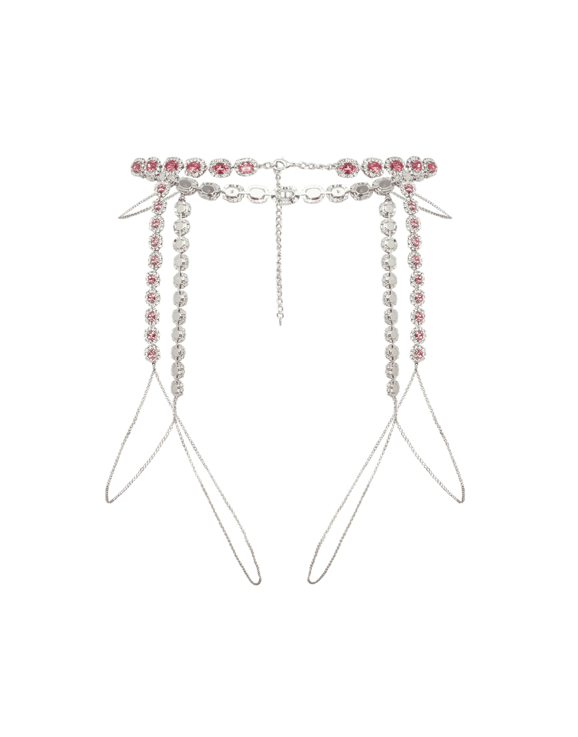 Calista Suspender Pink/Silver | Agent Provocateur