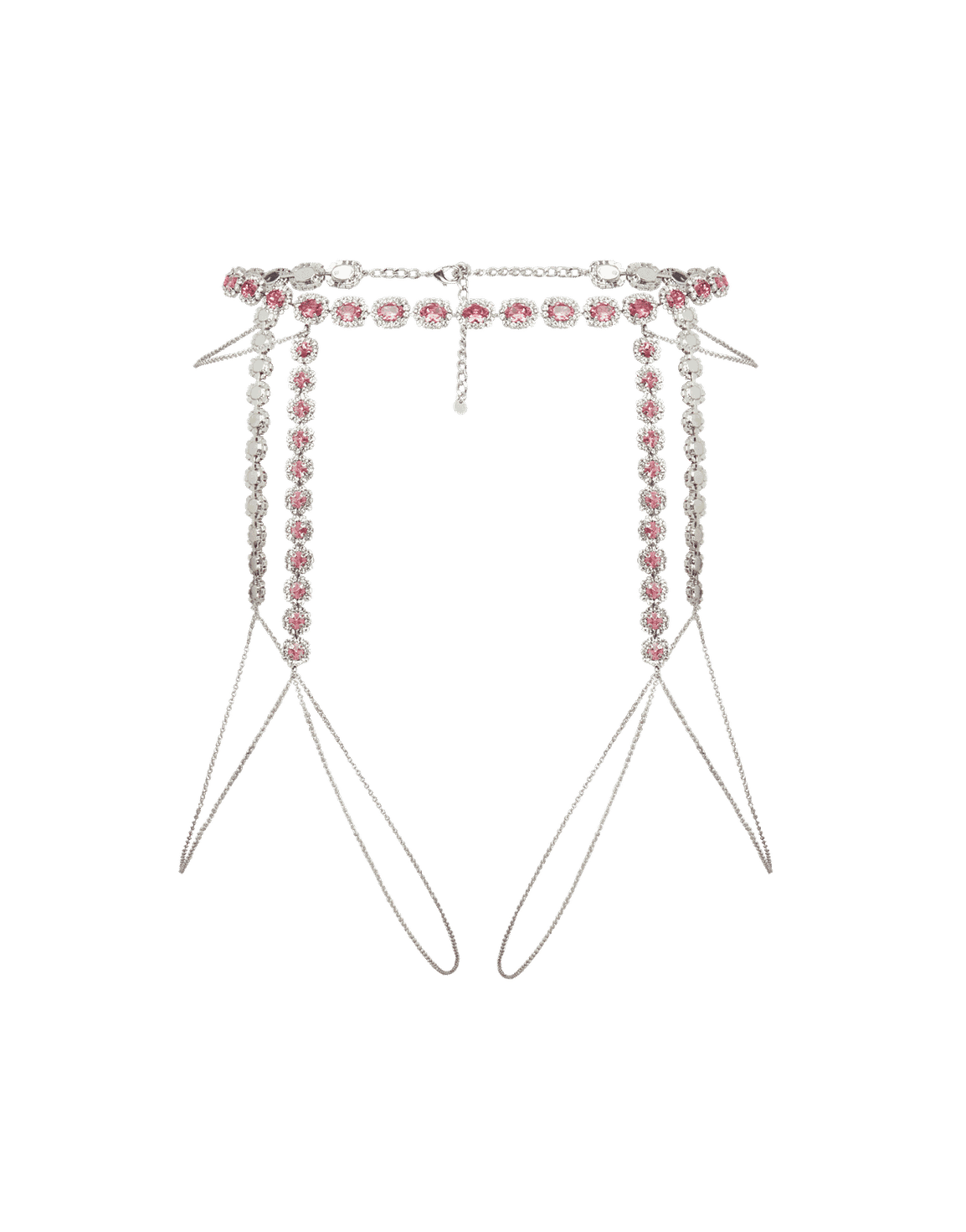 Calista Suspender Pink/Silver | Agent Provocateur