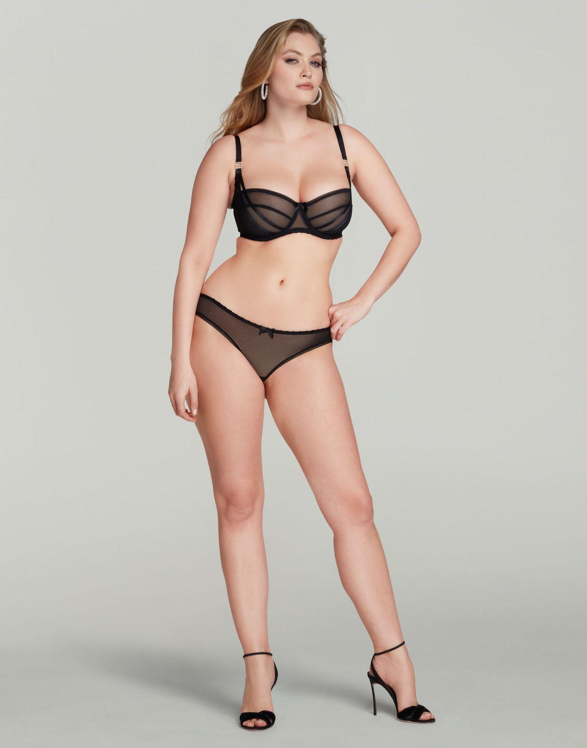 Aiden Plunge Underwired Bra Black | Agent Provocateur