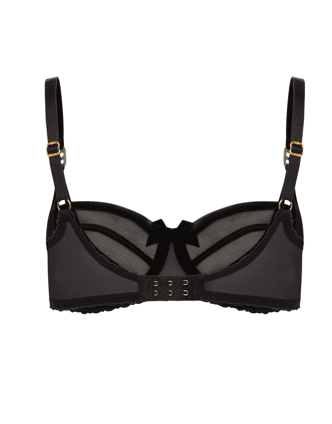Aiden Plunge Underwired Bra Black | Agent Provocateur