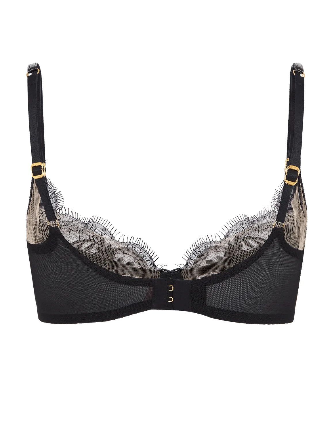 Alyss Plunge Underwired Bra Black | Agent Provocateur