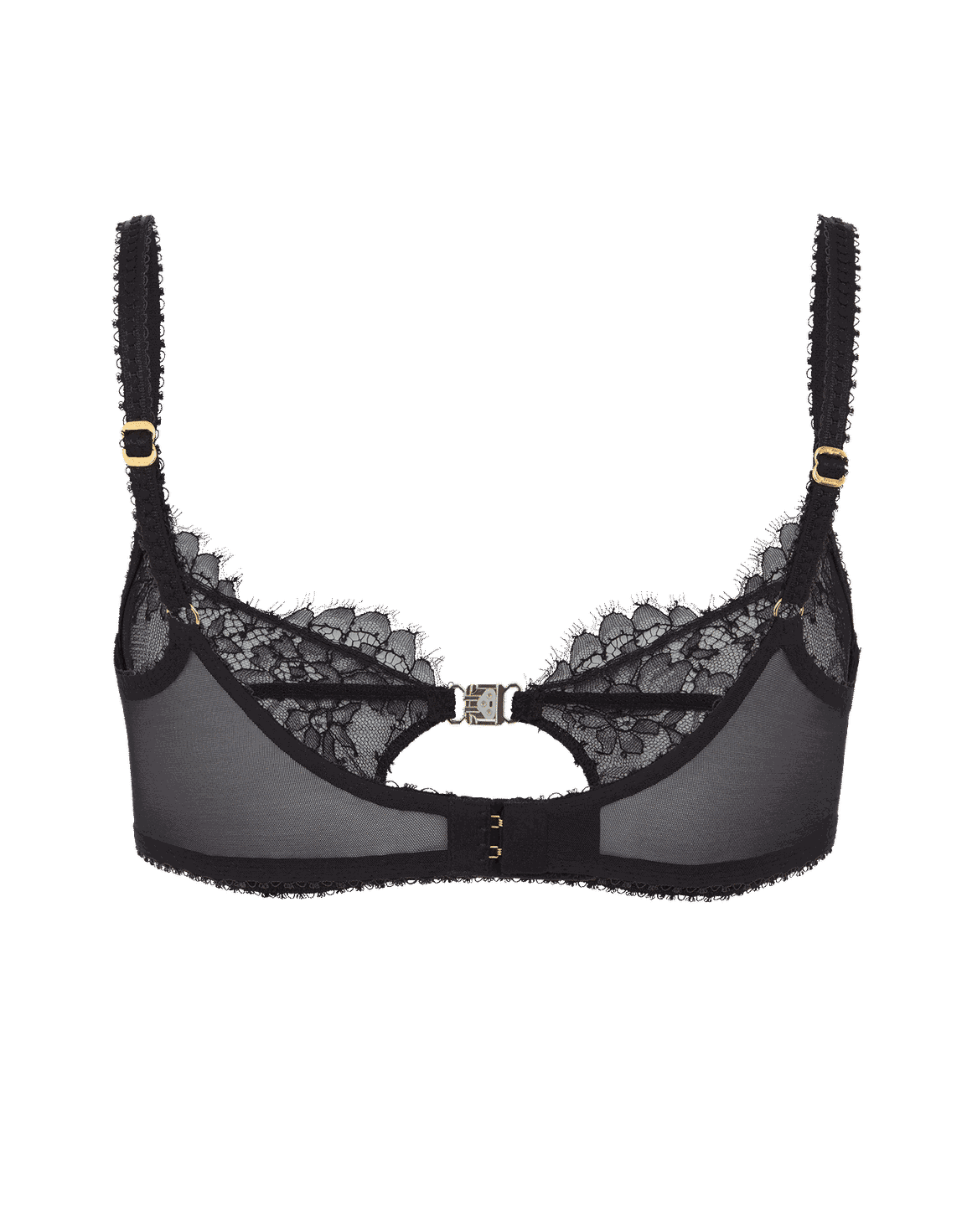 Reena Plunge Underwired Bra Black | Agent Provocateur