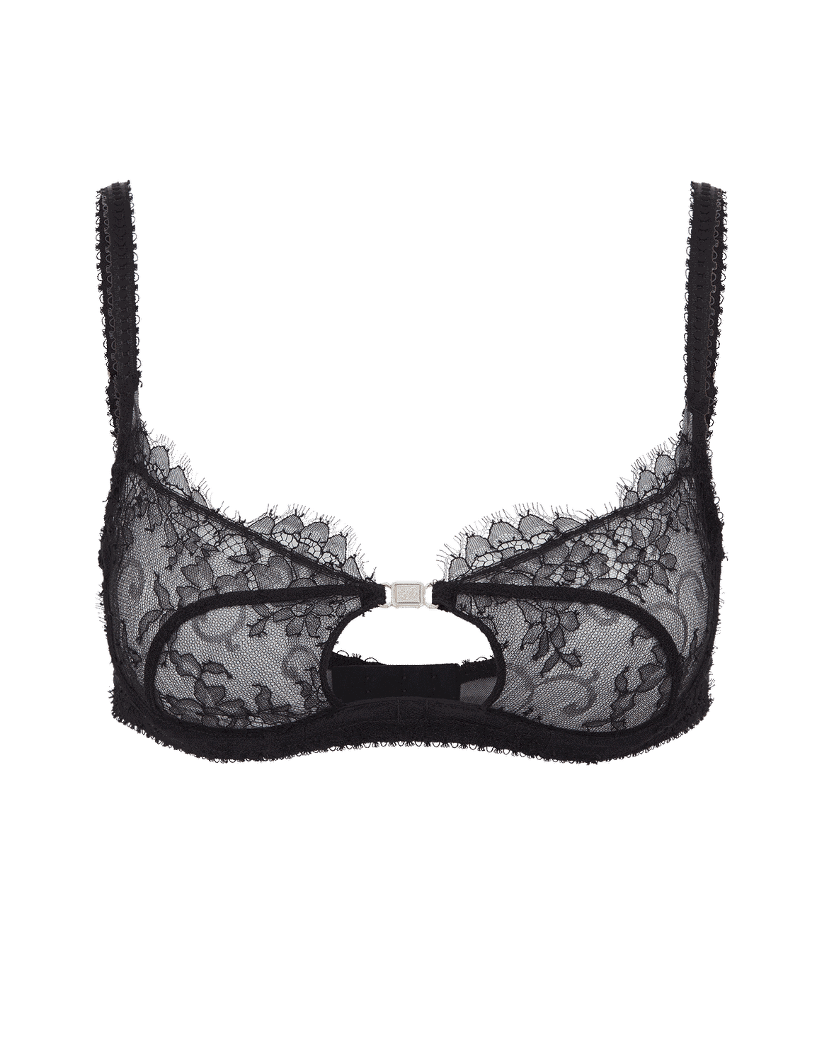Reena Plunge Underwired Bra Black | Agent Provocateur