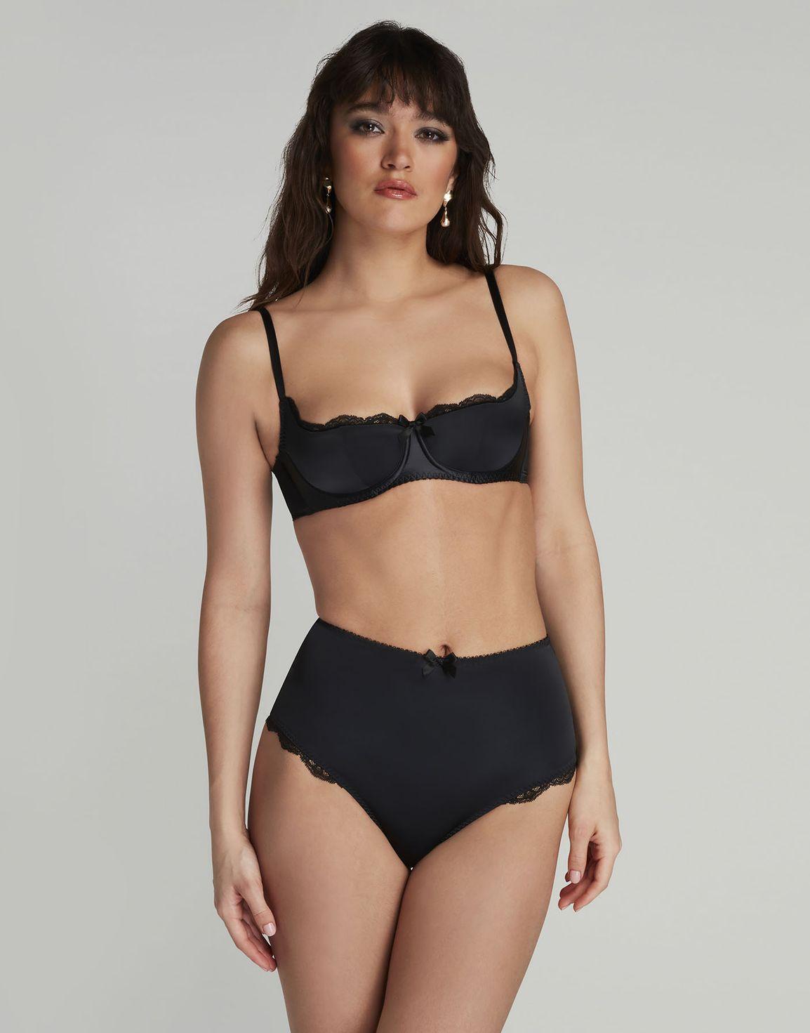 Sloane High-Waisted Brief Black | Agent Provocateur