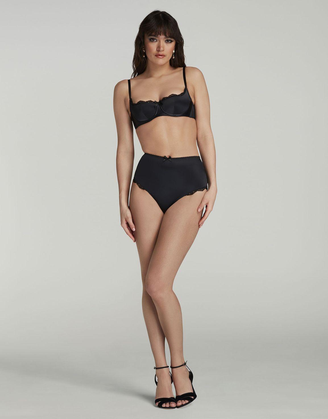 Sloane High-Waisted Brief Black | Agent Provocateur