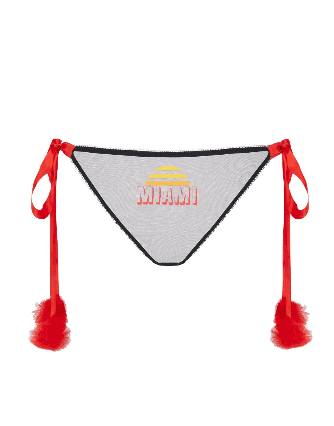 Miami Tie Side Brief Black/Red | Agent Provocateur
