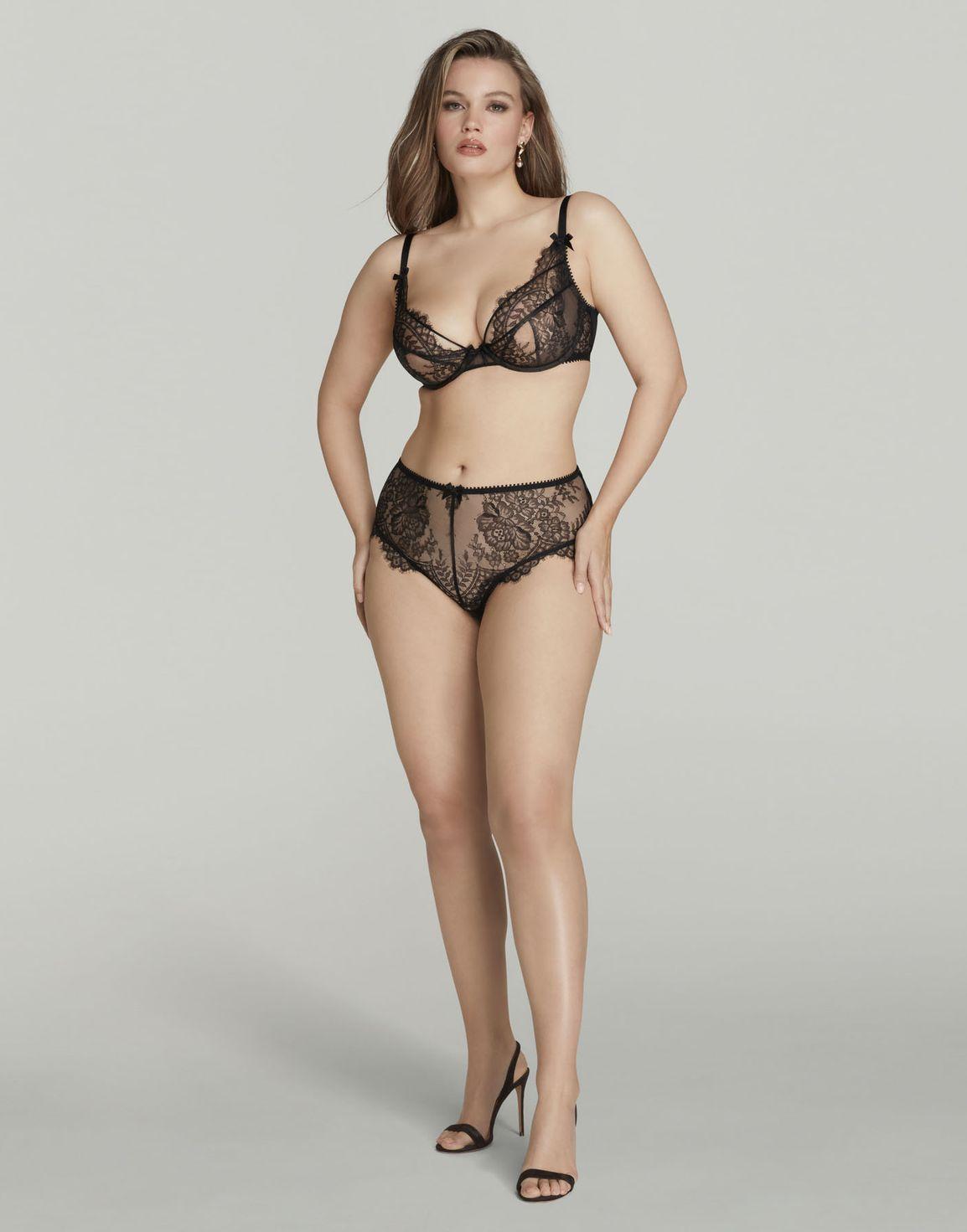 Kiya Plunge Underwired Bra Black | Agent Provocateur