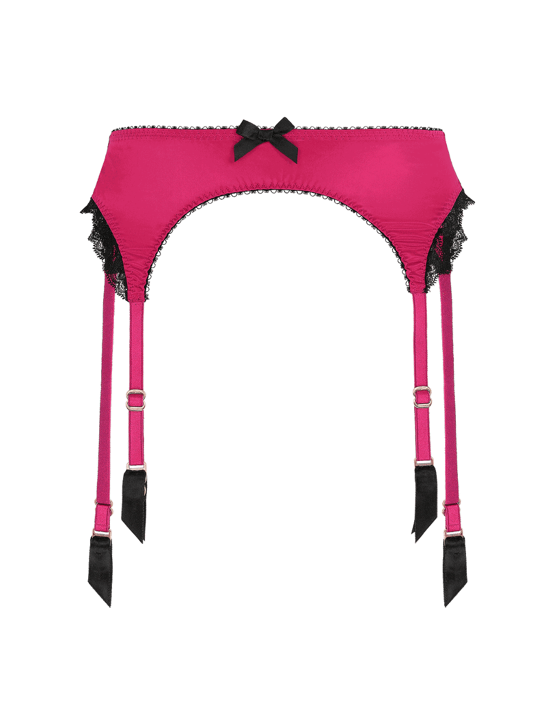 Sloane Suspender Fuchsia/Black | Agent Provocateur