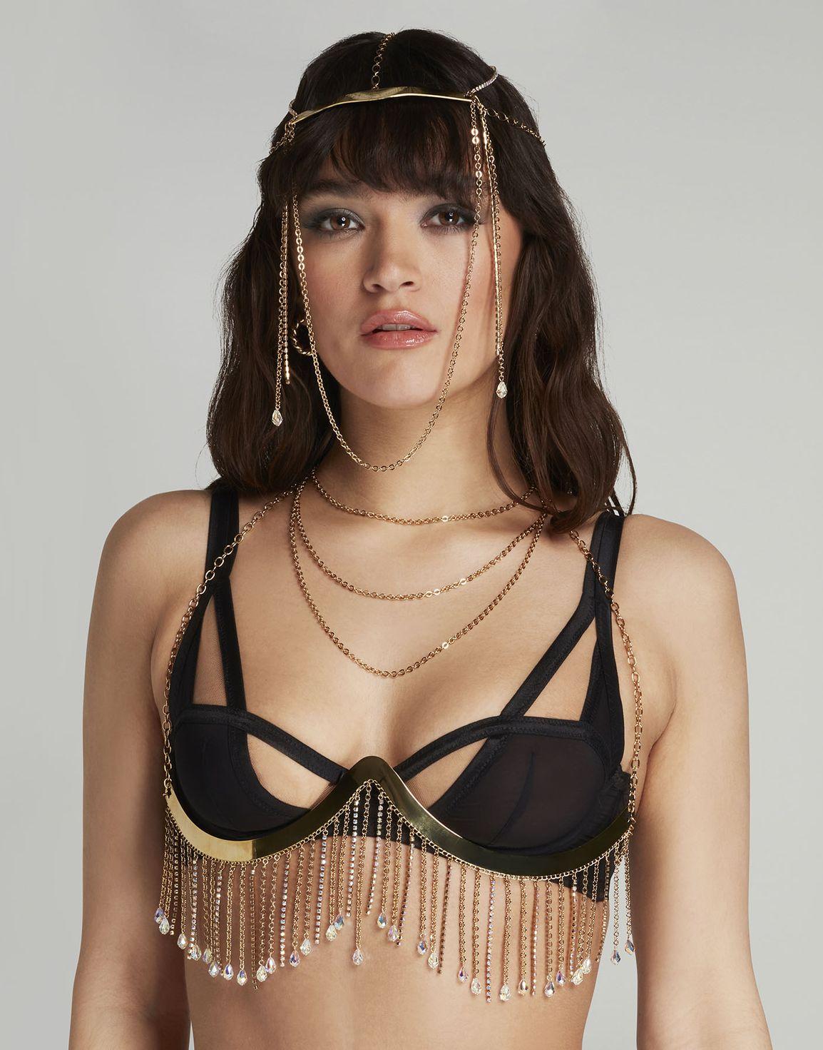 Sianna Chain Bra Gold | Agent Provocateur