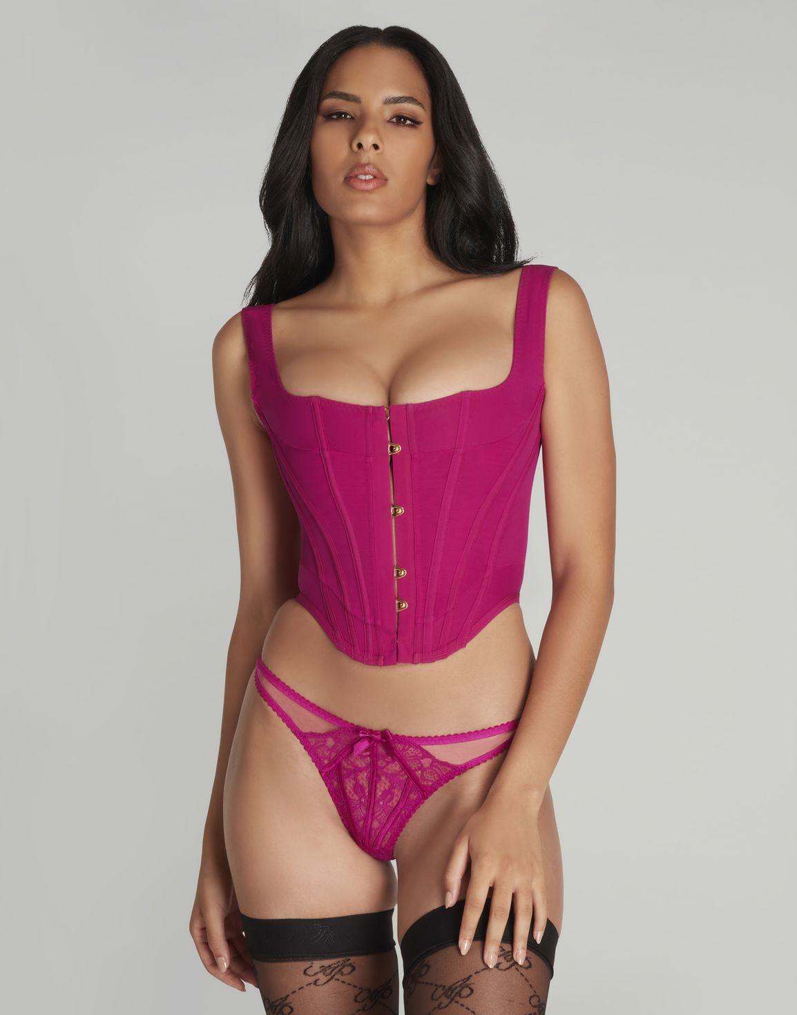 Zena Corset Top Magenta | Agent Provocateur