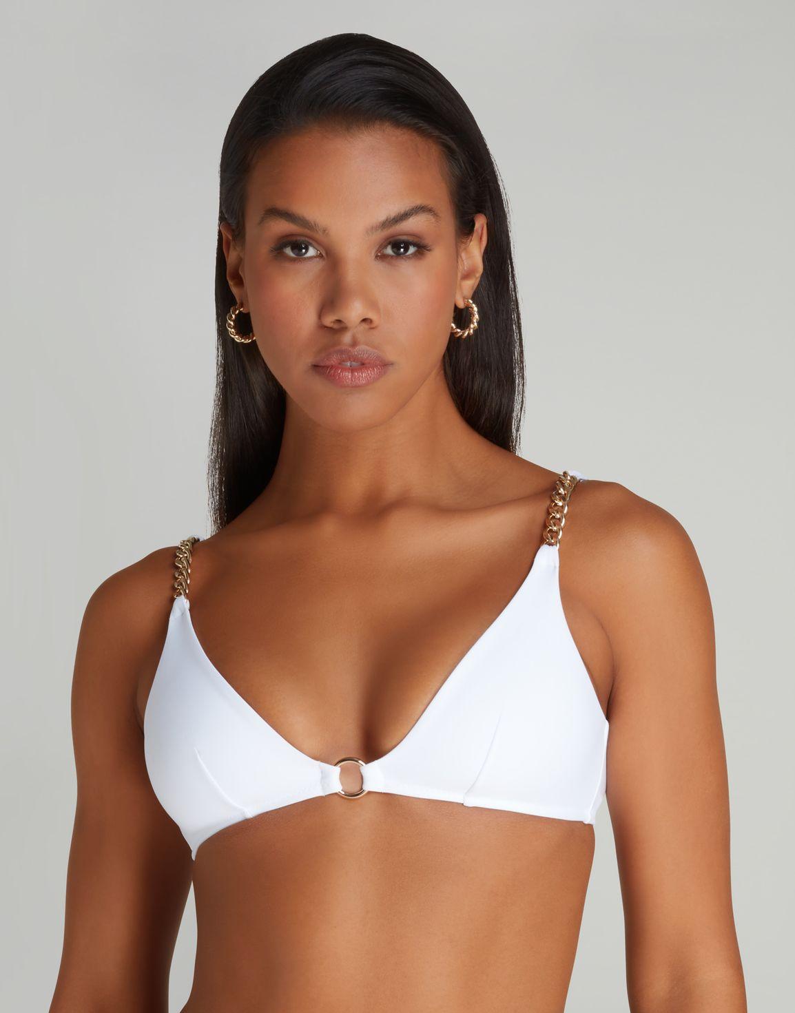 Trixy Bikini Top Silver/Gold | Agent Provocateur