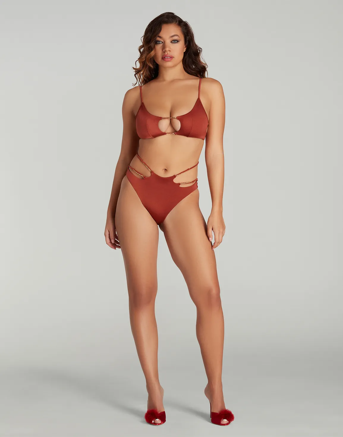 Christiana Bikini Top Brown | Agent Provocateur