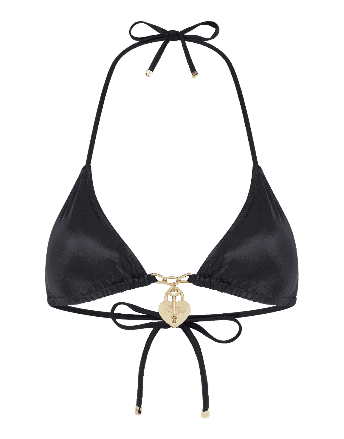 Jennie Bikini Top Black/Gold | Agent Provocateur