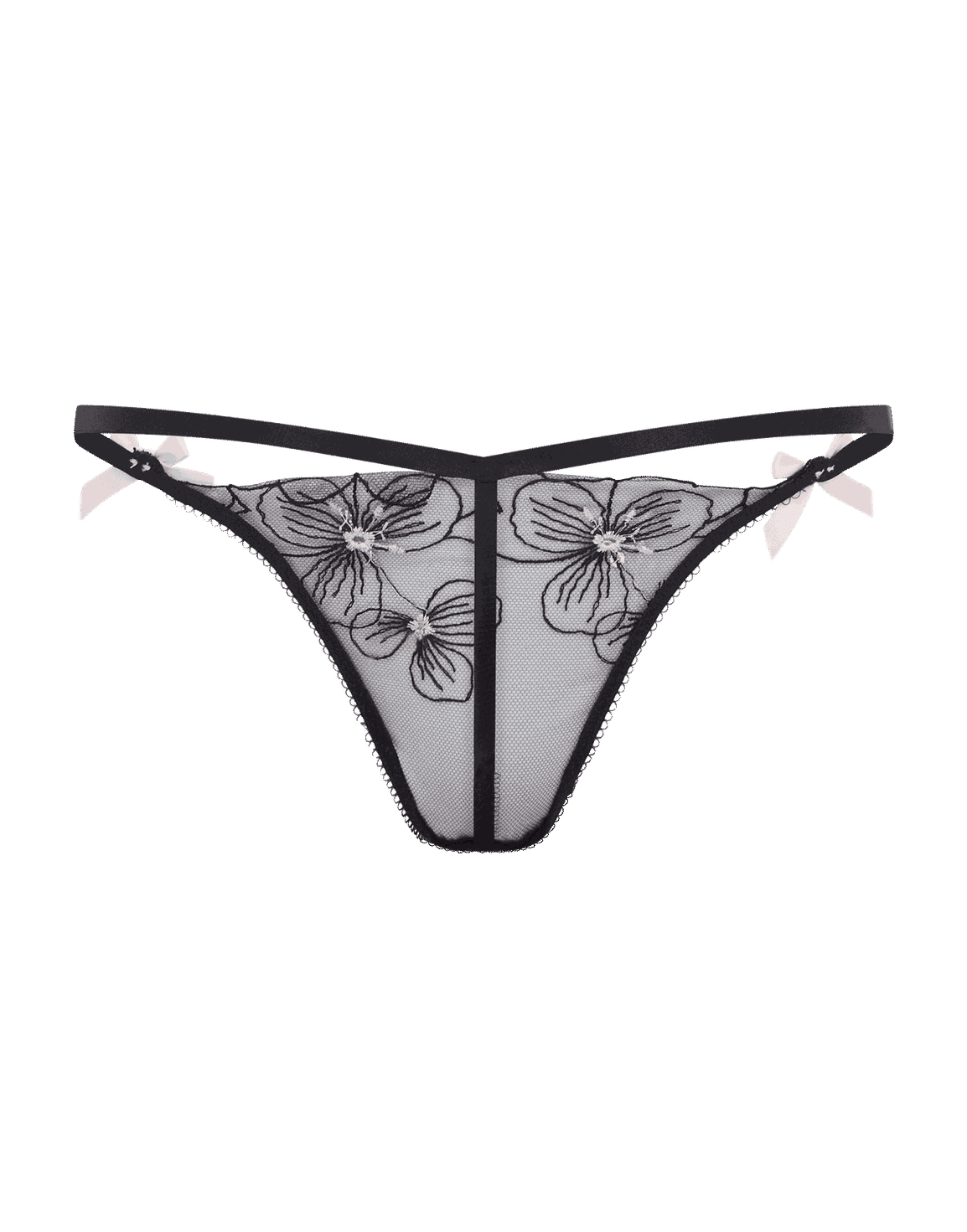Anie Thong Black/Baby Pink | Agent Provocateur