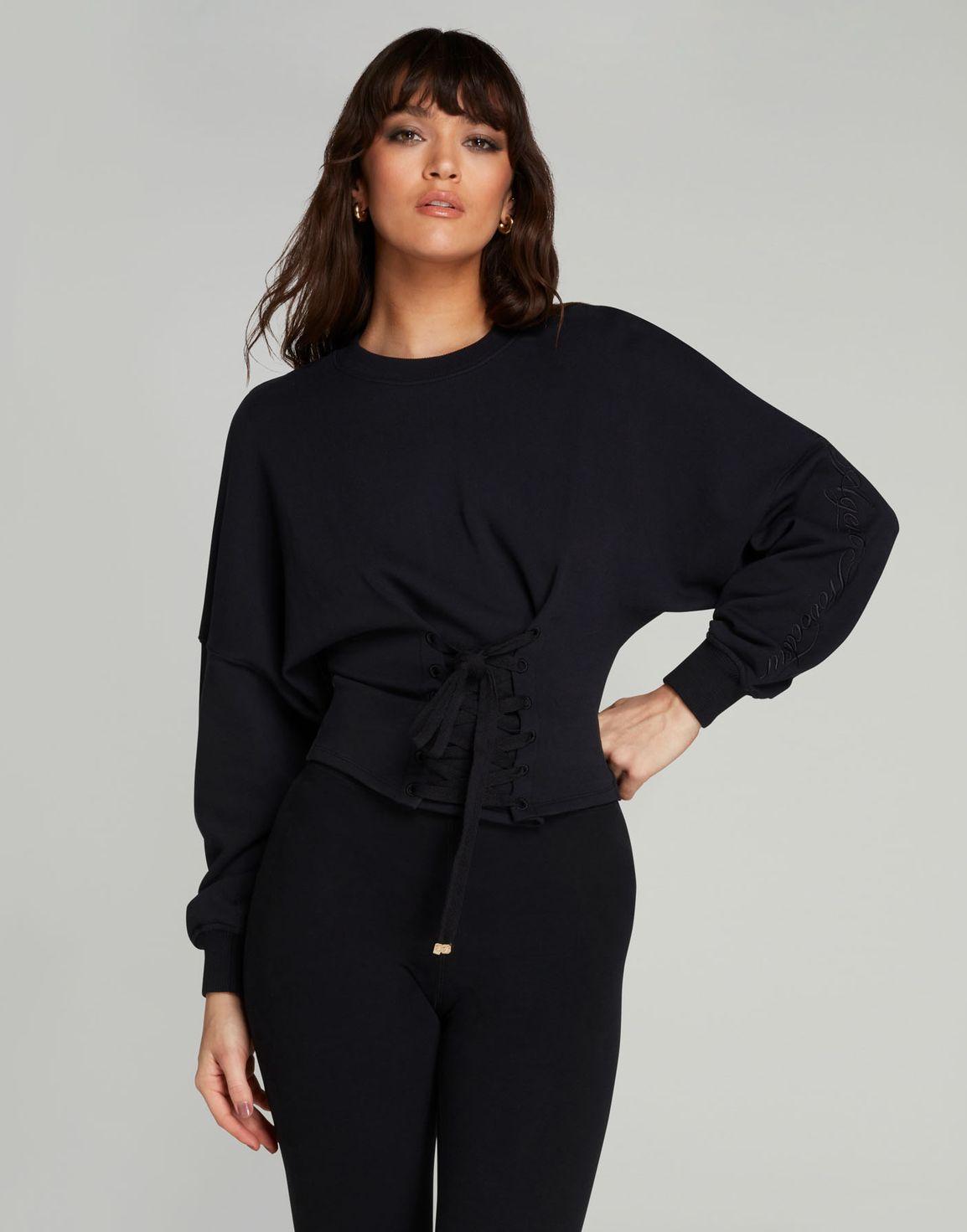 Larah Sweatshirt Black | Agent Provocateur