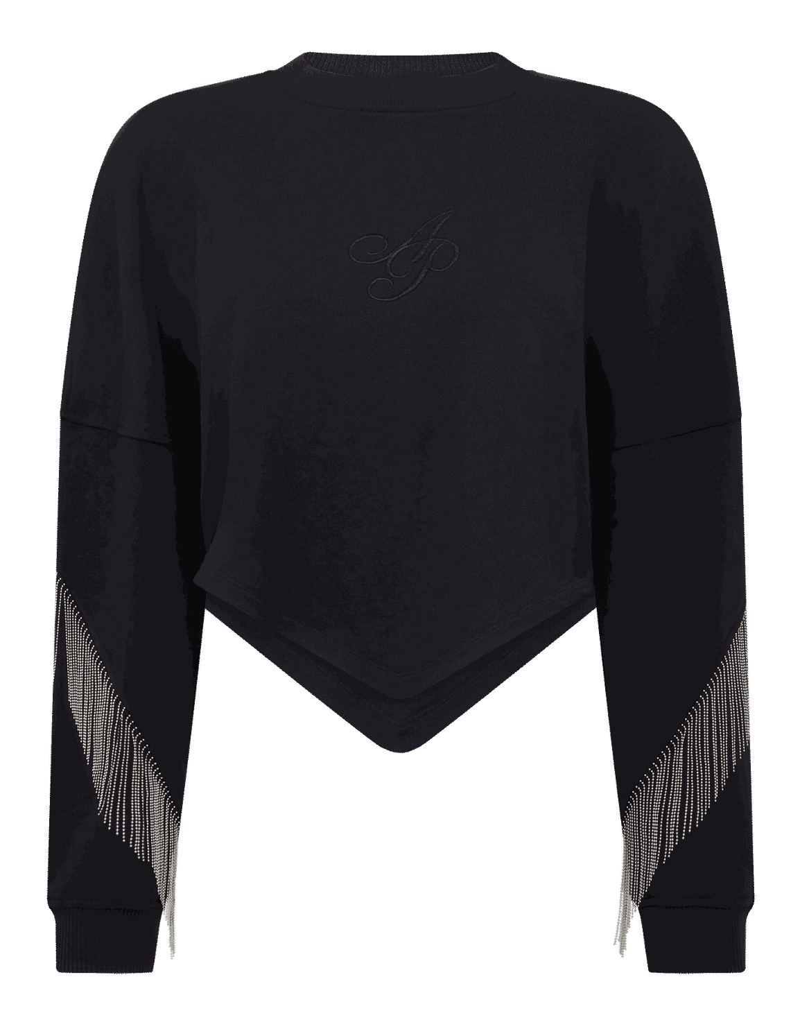 Nadiah Sweatshirt Black/Silver | Agent Provocateur