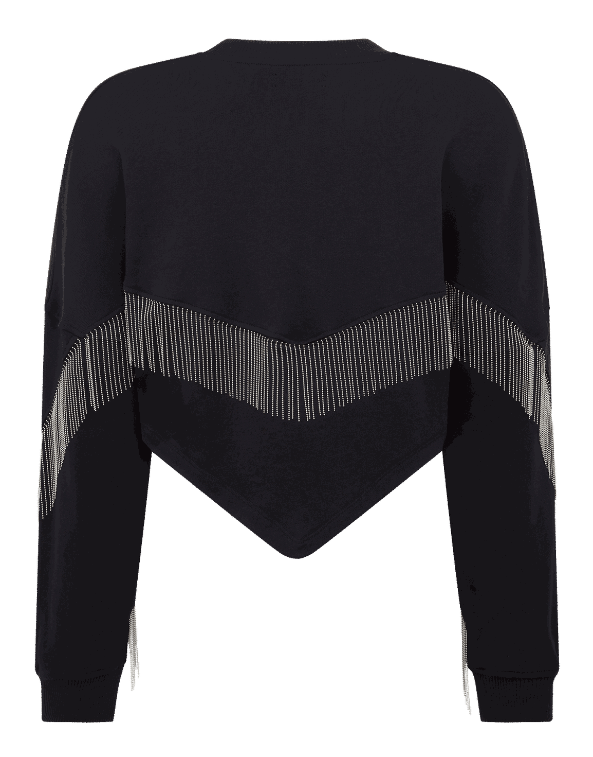 Nadiah Sweatshirt Black/Silver | Agent Provocateur