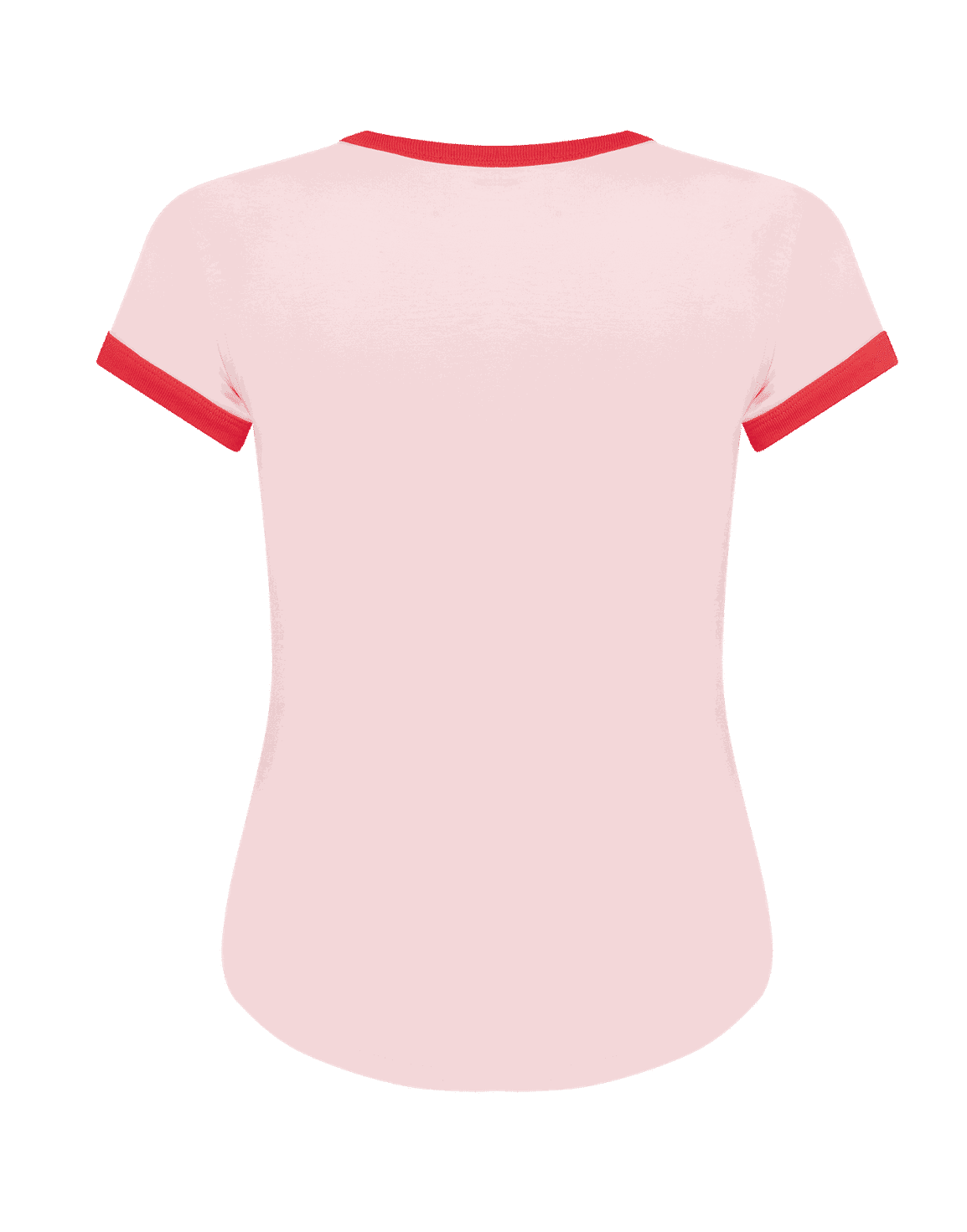 Lick Me Short Sleeve T-Shirt Baby Pink/Red | Agent Provocateur