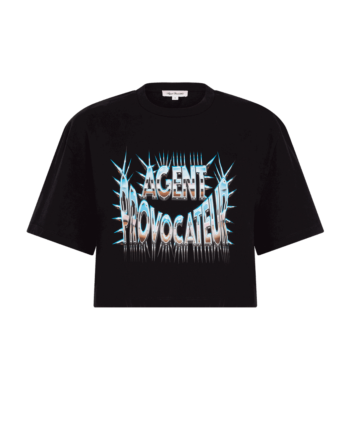 Suzzi Crop T-shirt Black | Agent Provocateur