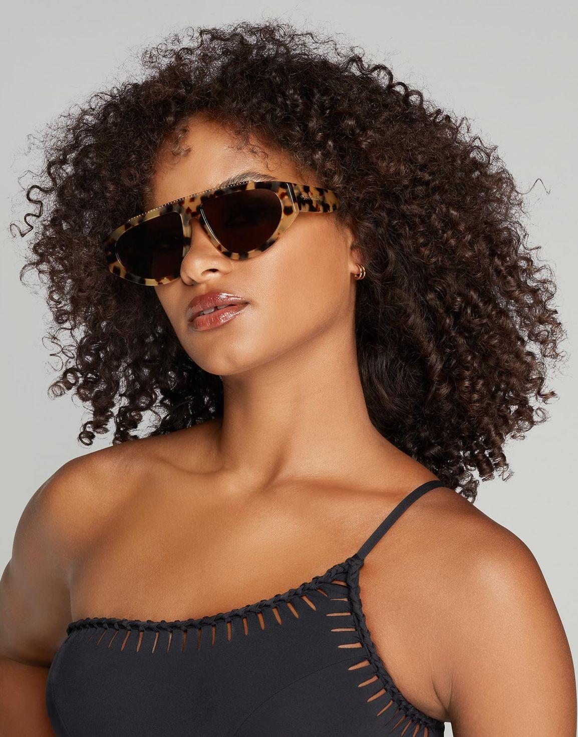 Tyrah Sunglasses Tortoise/Black | Agent Provocateur
