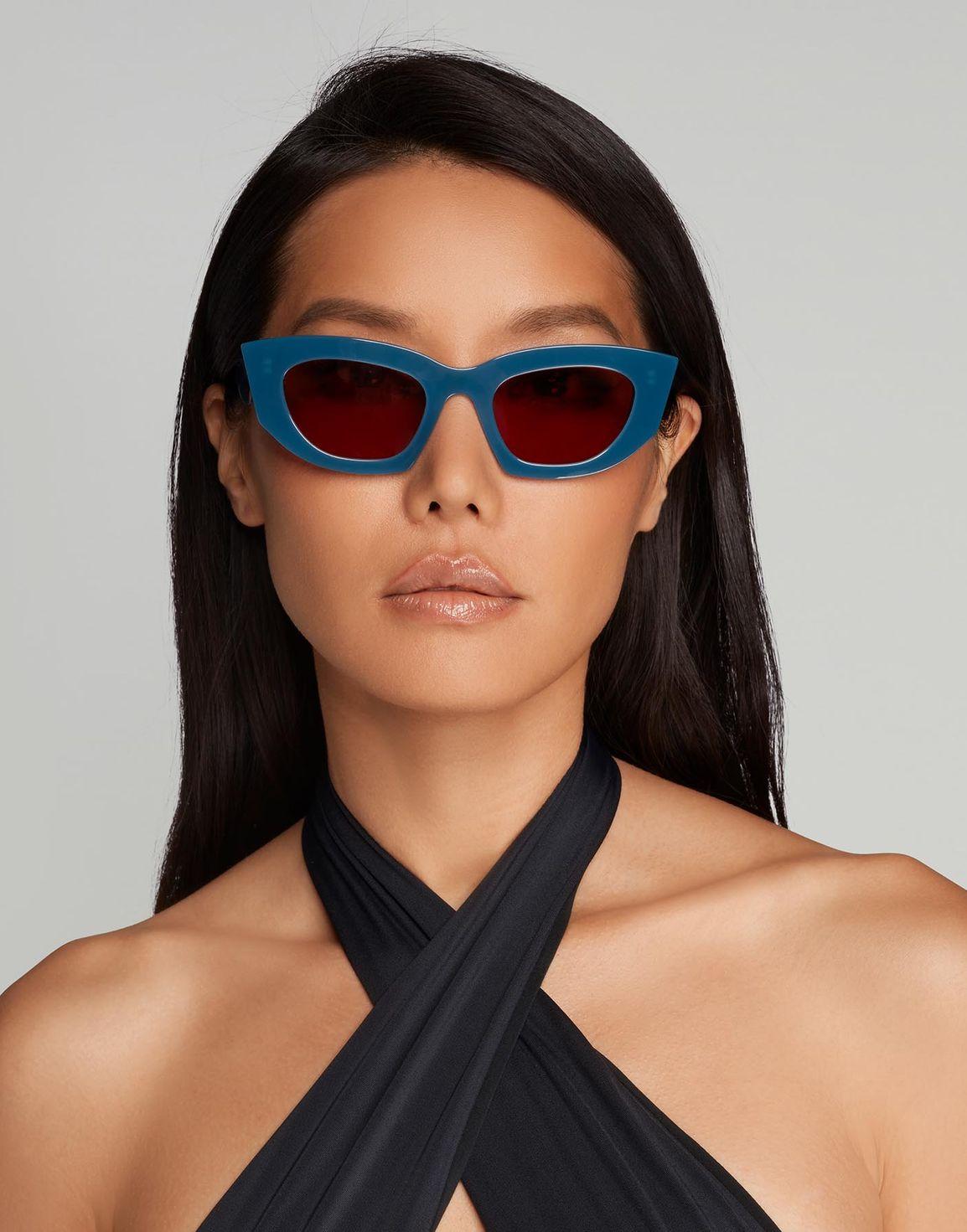 Kitti Sunglasses Teal/Bordeaux | Agent Provocateur