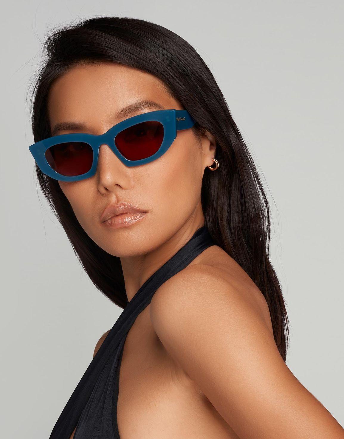 Kitti Sunglasses Teal/Bordeaux | Agent Provocateur