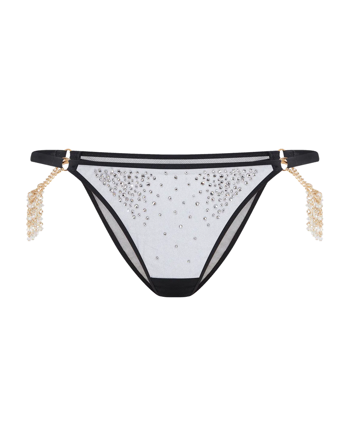Solar Full Brief Black/Crystal | Agent Provocateur