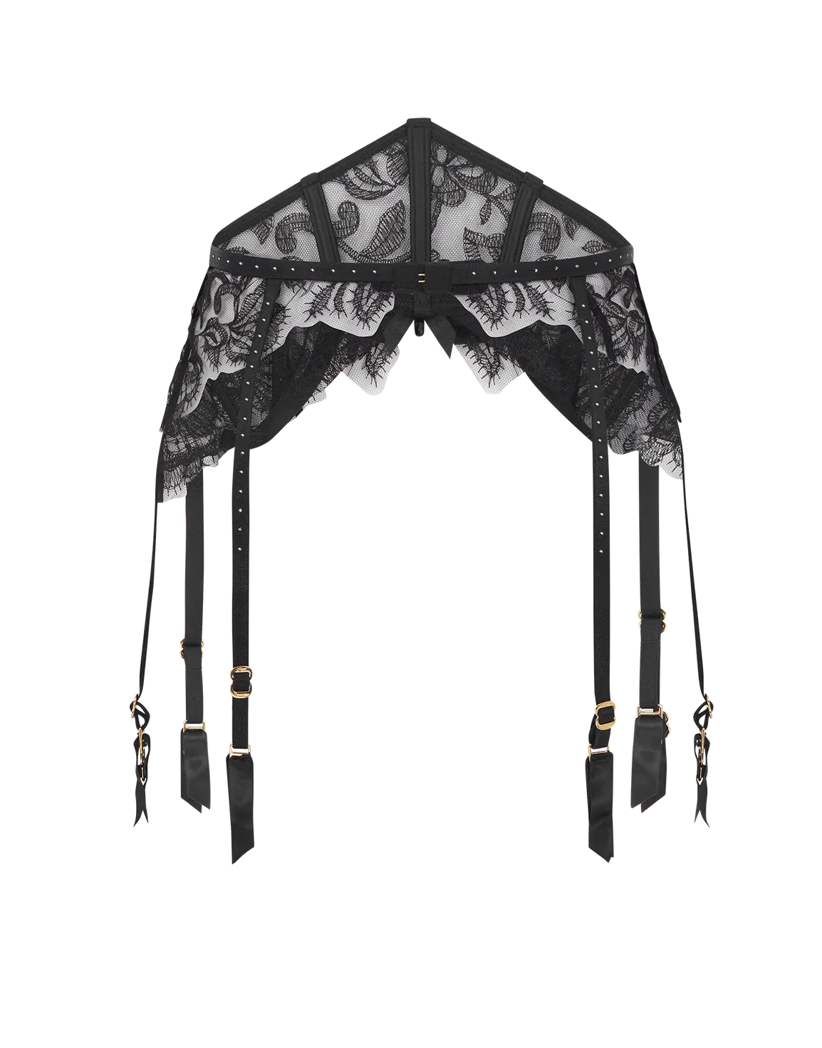 Krystabell Suspender Black | Agent Provocateur