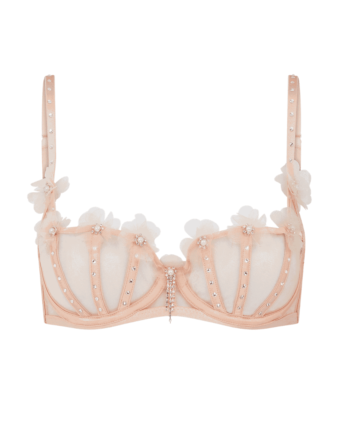 Evangelene Balconette Underwired Bra Sand | Agent Provocateur
