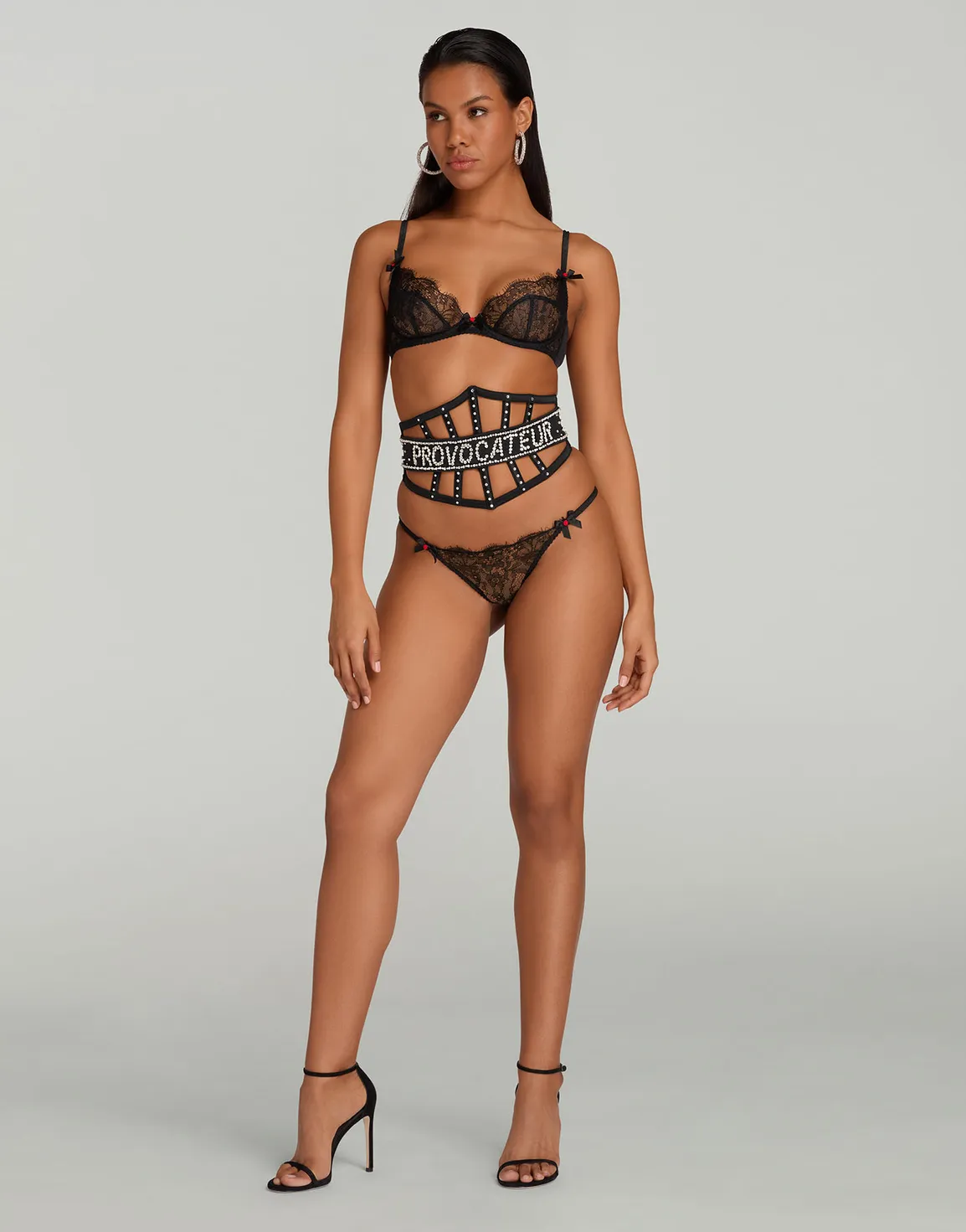 Skilar Waspie Black/Iridescent | Agent Provocateur