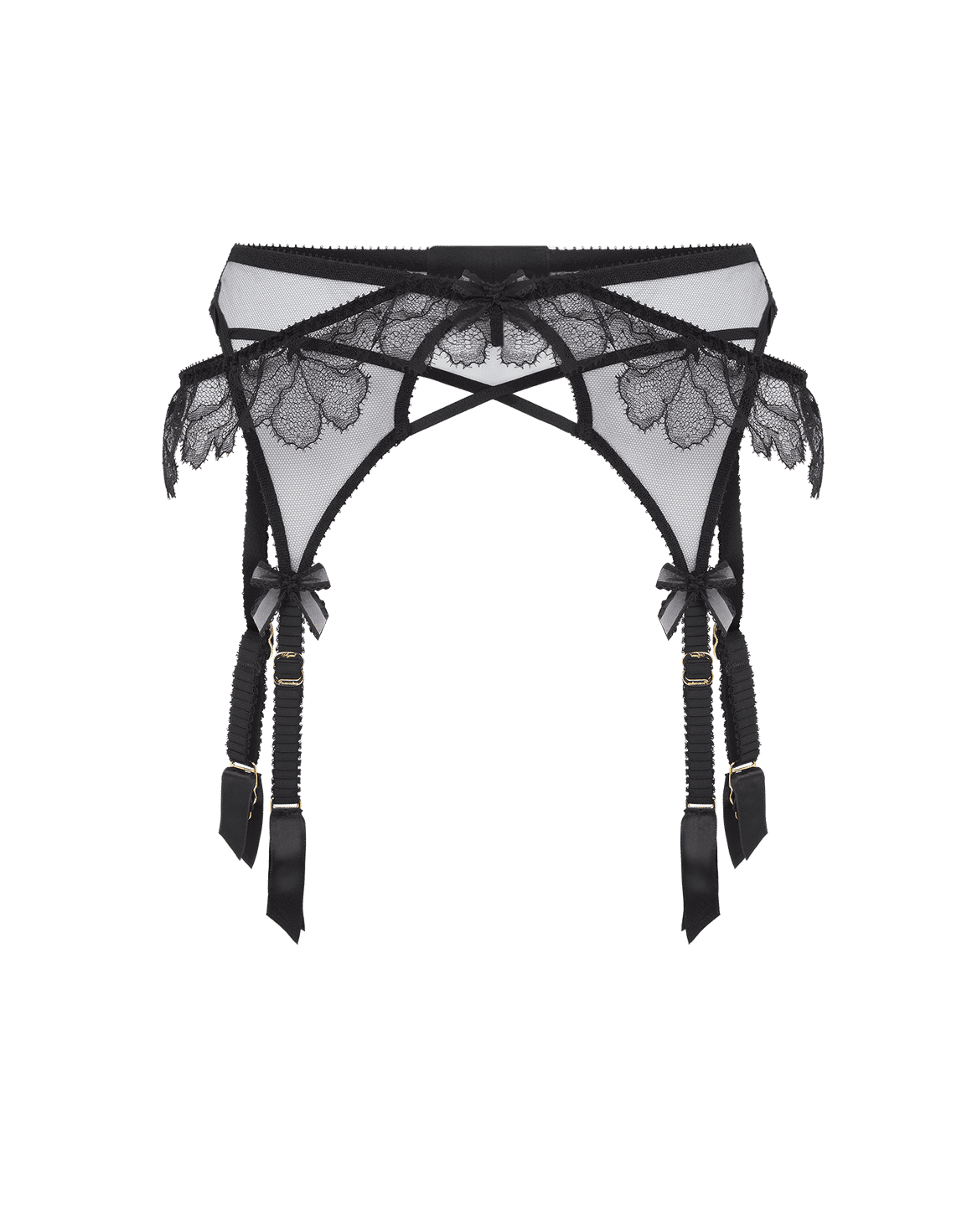 Kissie Suspender Black | Agent Provocateur