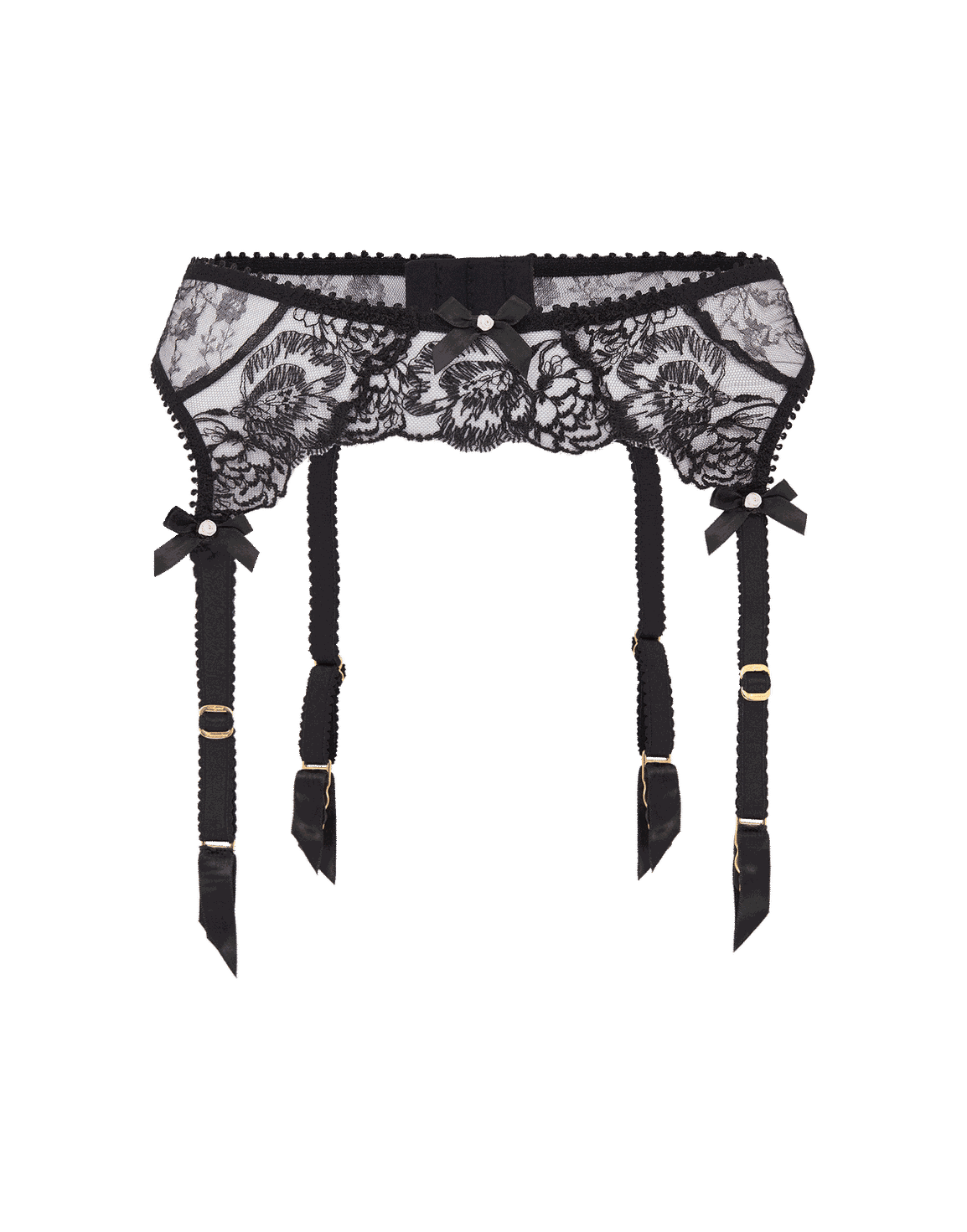Edwina Suspender Black | Agent Provocateur