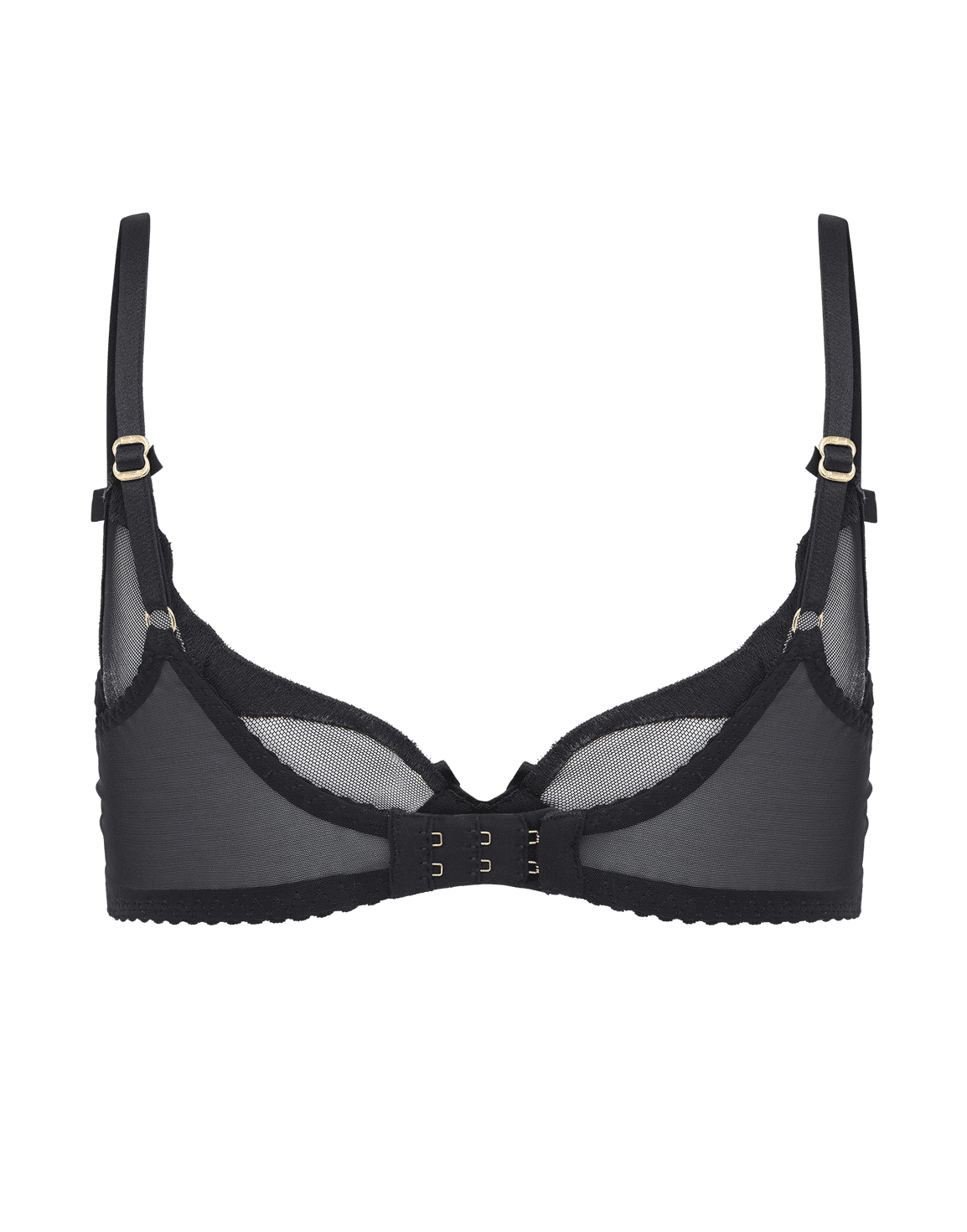 Saylor Demi Cup Underwired Bra Black | Agent Provocateur