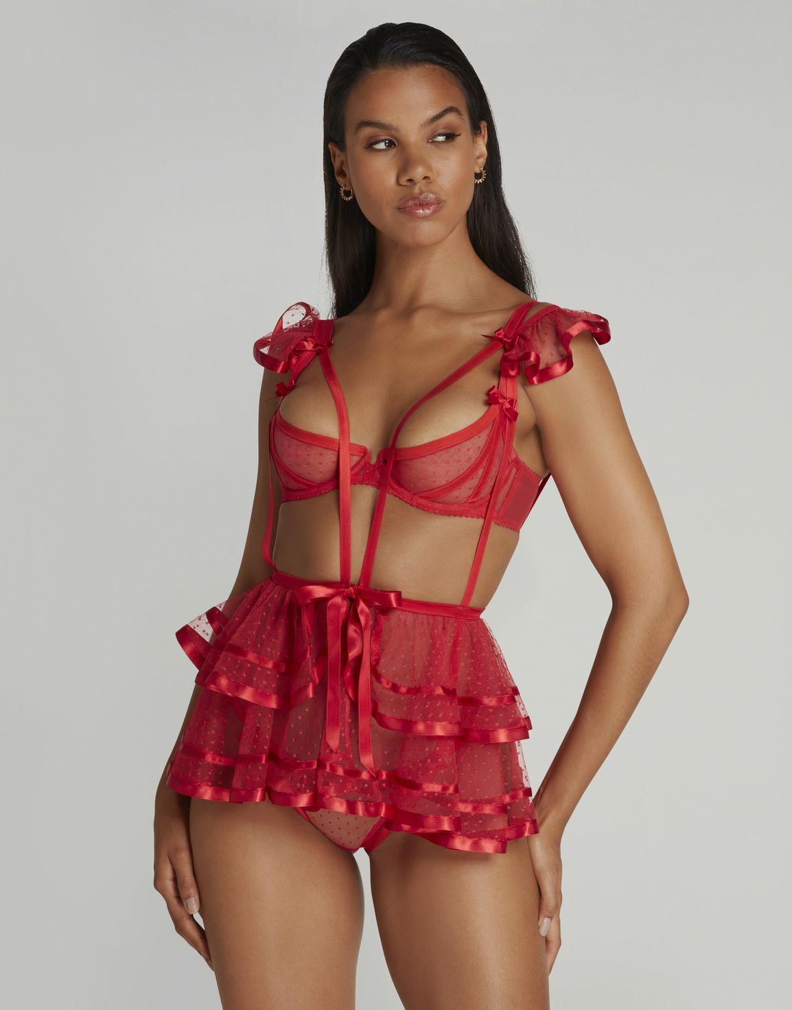 Ellora Playsuit Red | Agent Provocateur