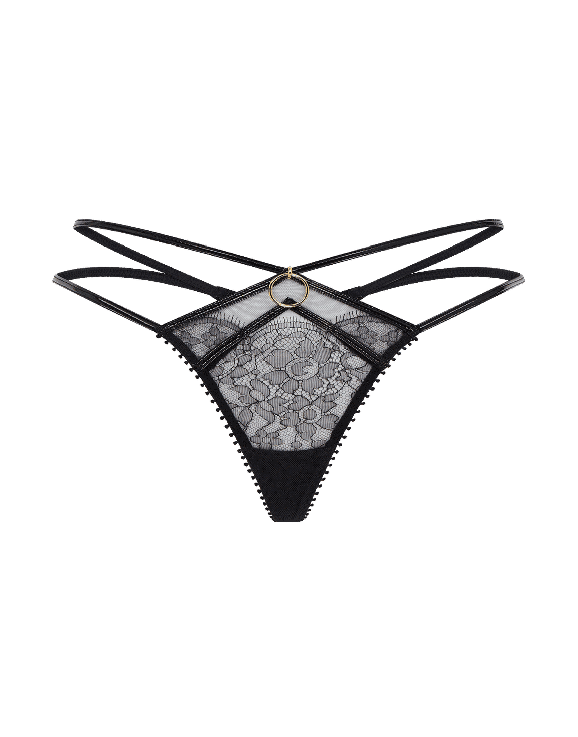 Foxie Thong Black | Agent Provocateur
