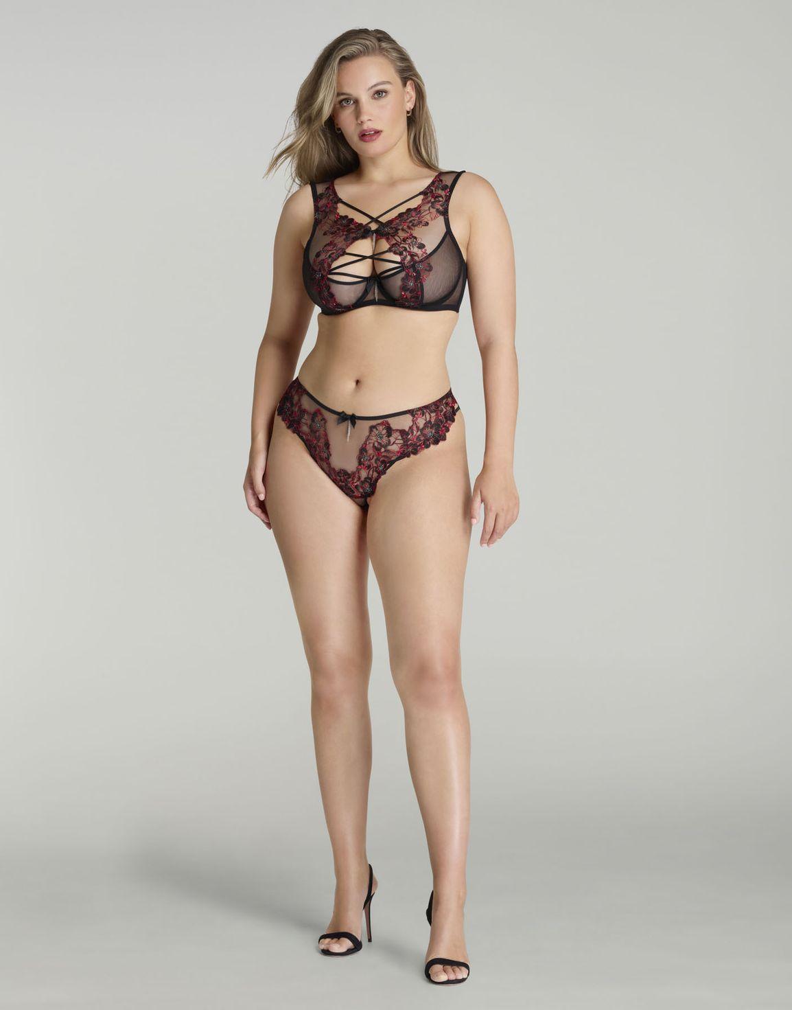 Amoura Full Brief Black/Red | Agent Provocateur