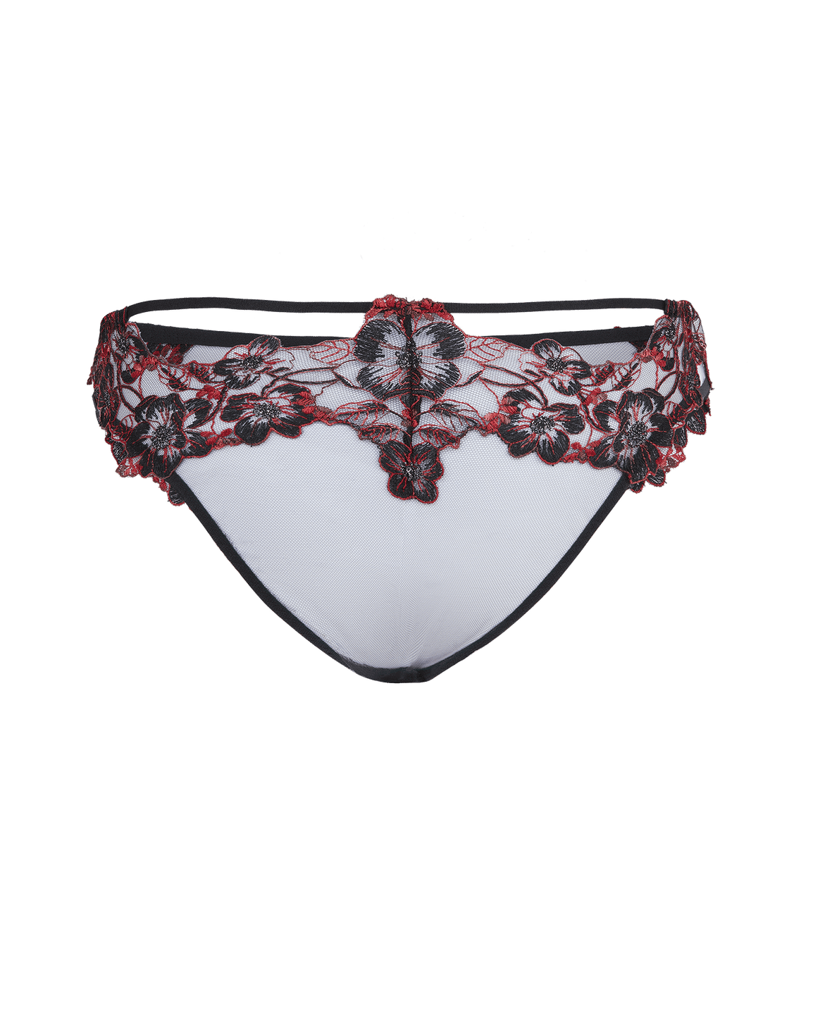 Amoura Full Brief Black/Red | Agent Provocateur